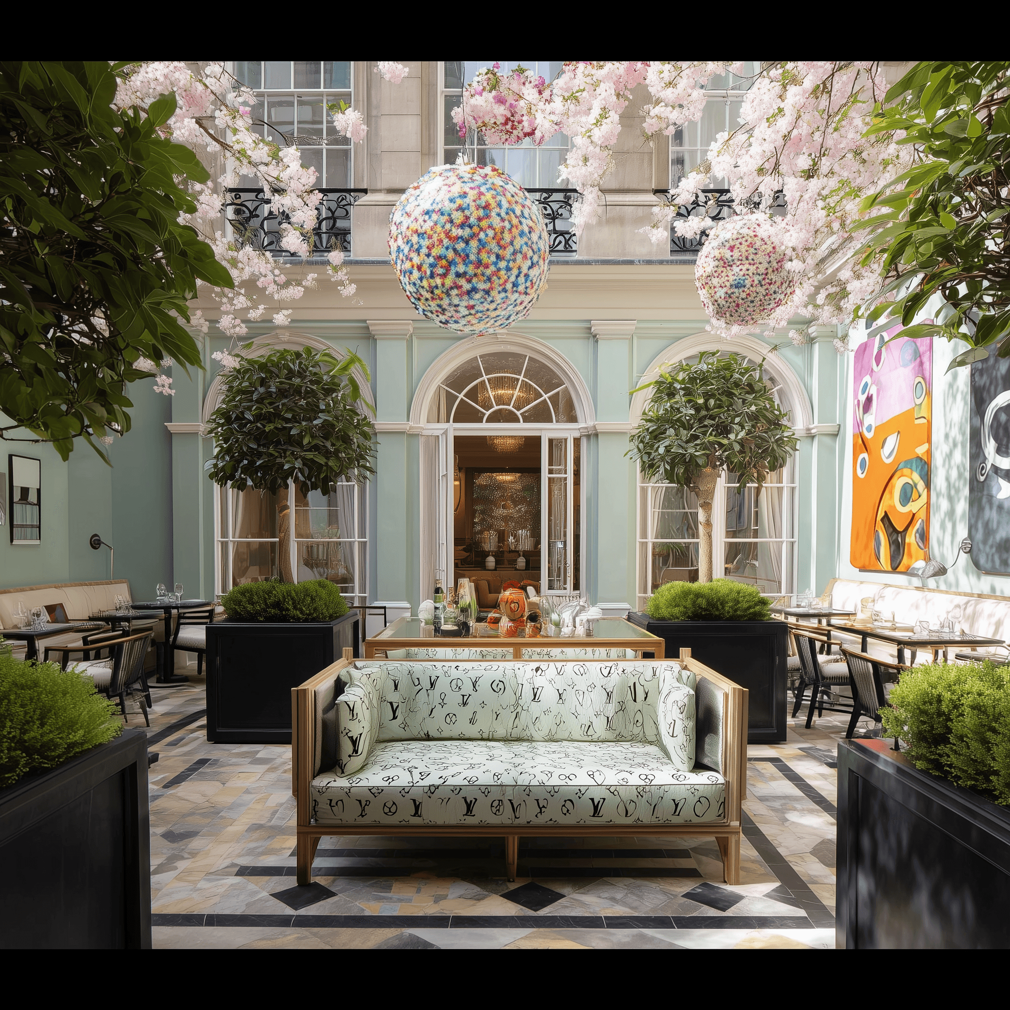 Garden Terrace at Curzon House - Private Members Club Mayfair